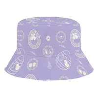 Bucket Hat- Lavender and Brown - Easter Special Version1 - Image 5