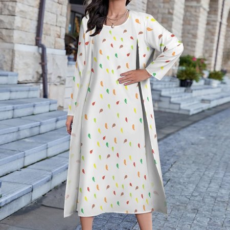 (GI) The Classic Falling Leaves in White