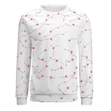 (G) Pink Tree Pattern Sweatshirts - Unisex