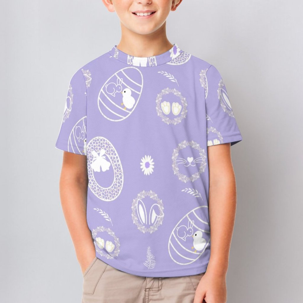 Lavender Easter Print Design Tees for Kids!