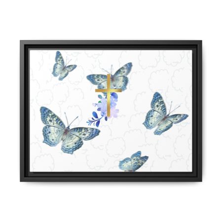 Butterflies & Clouds Framed Prints