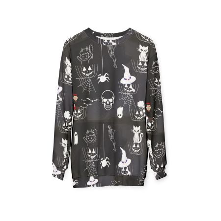 Unisex Halloween Theme Sweatshirts (Black)