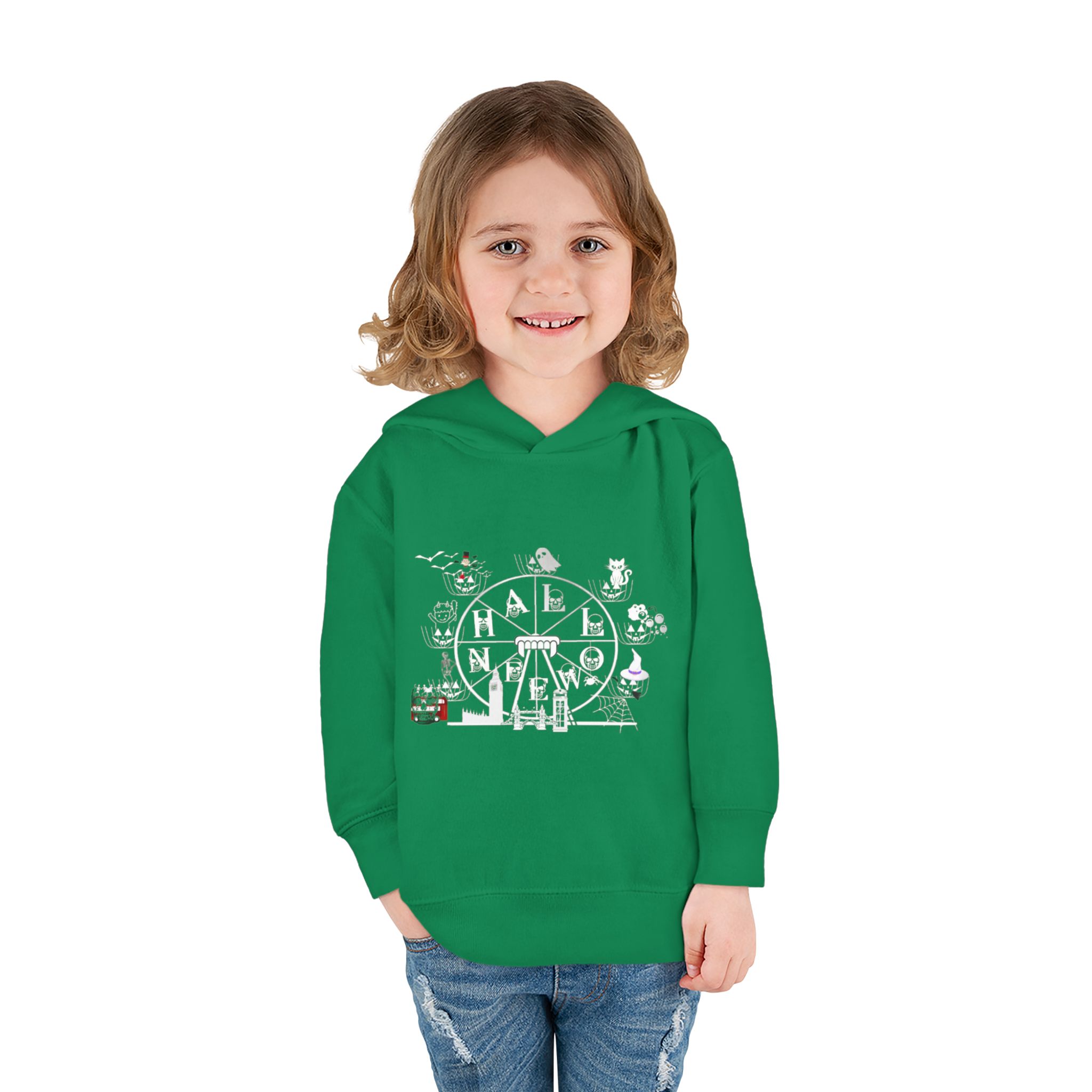 Halloween Theme Kids Pullover Hoodie - Image 12