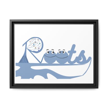 ROOTS - Matte Canvas, Framed (Multi-color)