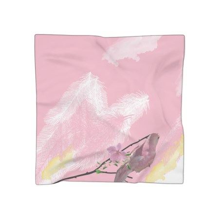 (GI) Riot of Colors - Bird Series - 2 (Pink Scarf)