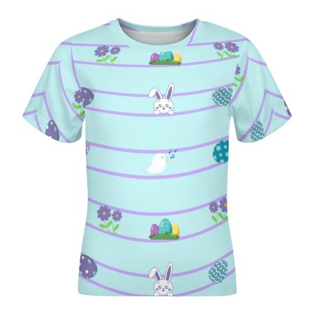 Blue Short Sleeve Kid's T-Shirt - EASTER SPECIAL