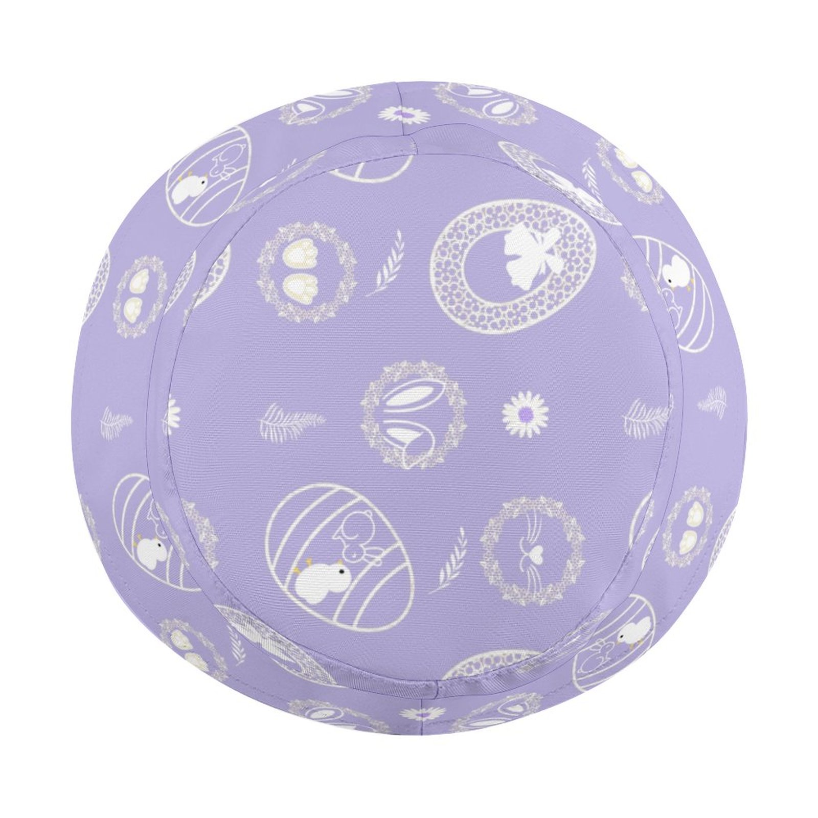 Bucket Hat- Lavender and Brown - Easter Special Version1 - Image 3
