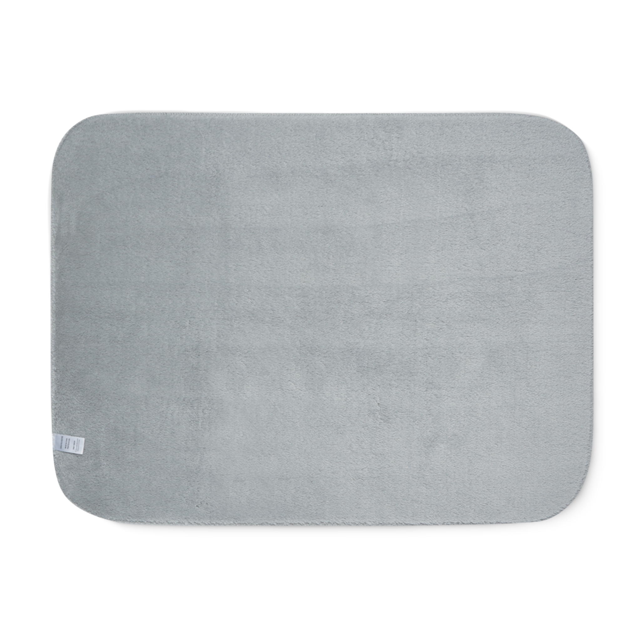 Just Colors - Block Print - White -Sherpa Blanket, Two Colors - Image 22