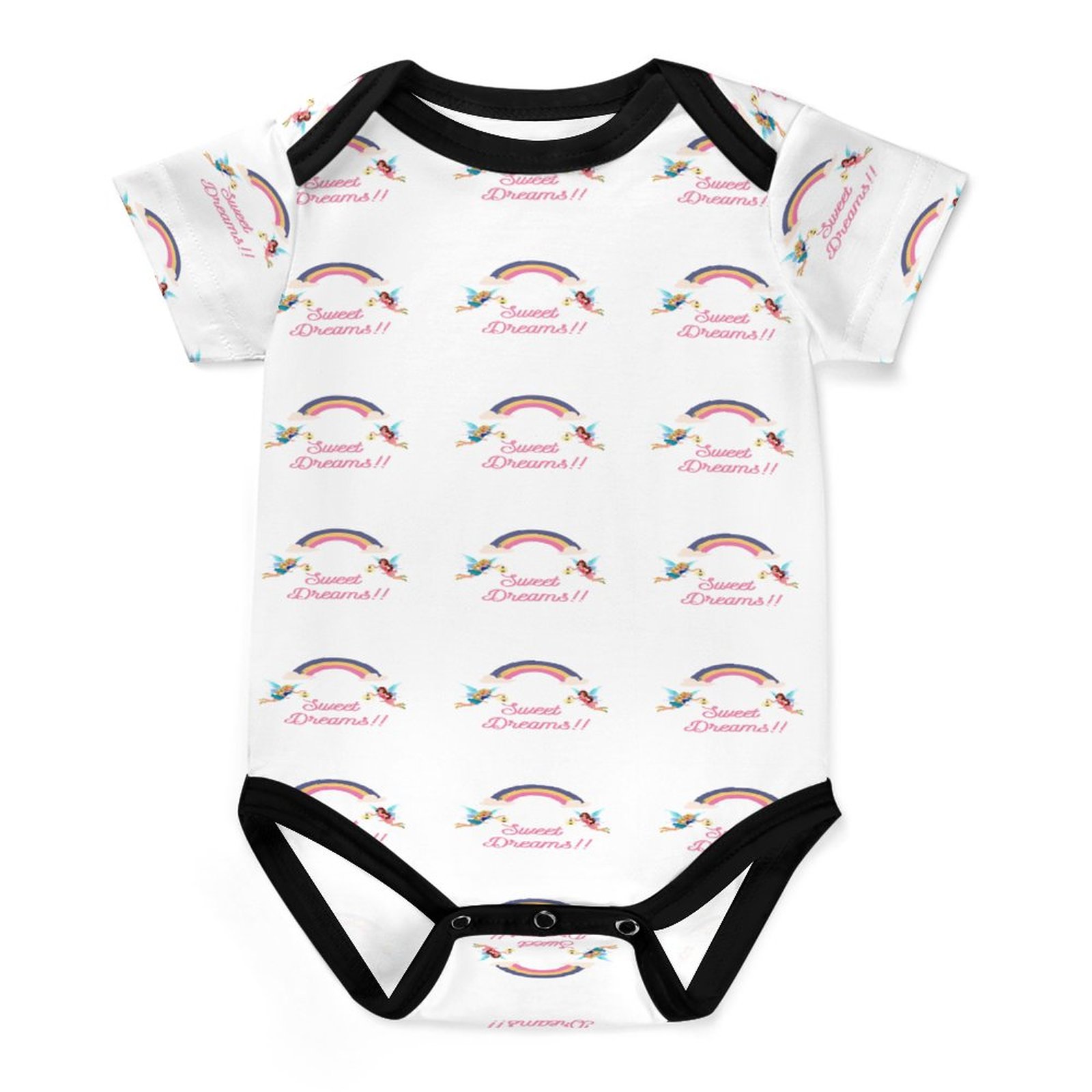 Sweet Dreams Onesies for Babies - Faux Cotton - All over print design - Image 2
