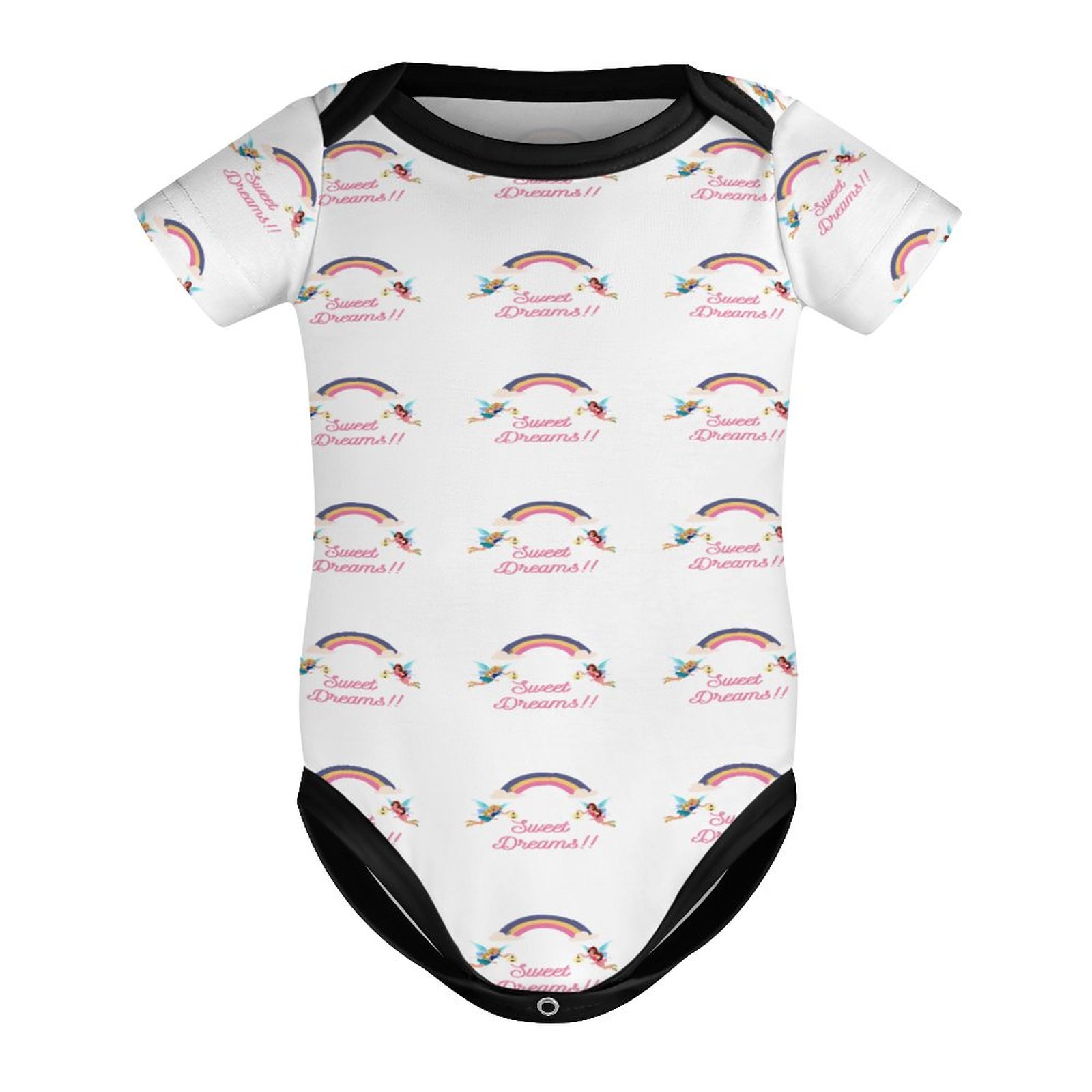 Sweet Dreams Onesies for Babies - Faux Cotton - All over print design - Image 6