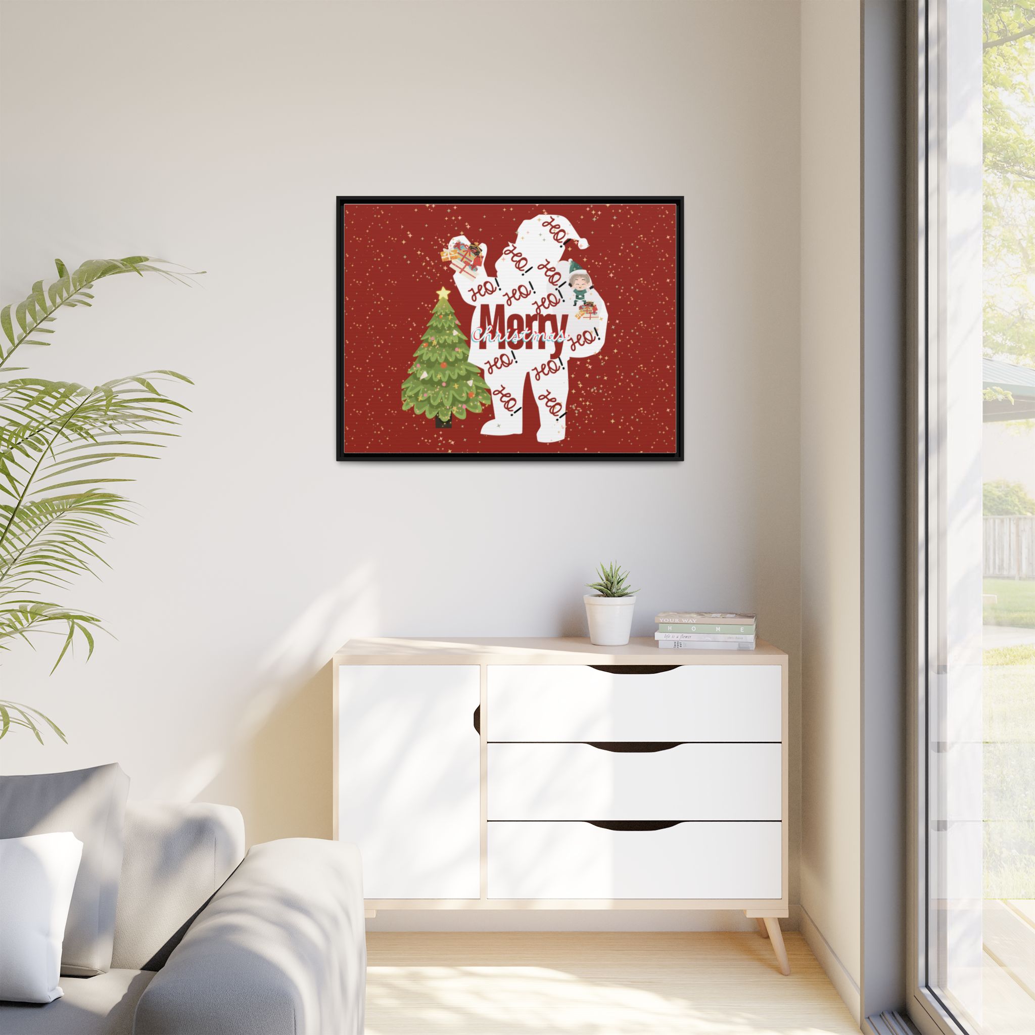 Santa is Home Framed Prints - Image 15