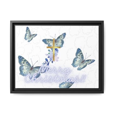 Christmas Gift Series - 02 Matte Canvas, Framed (Multi-color)