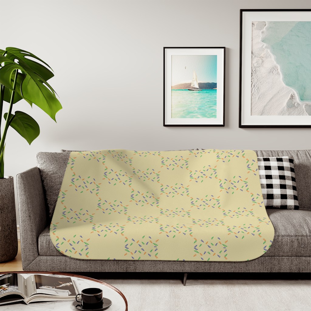 Just Colors Block Prints - Sherpa Blankets