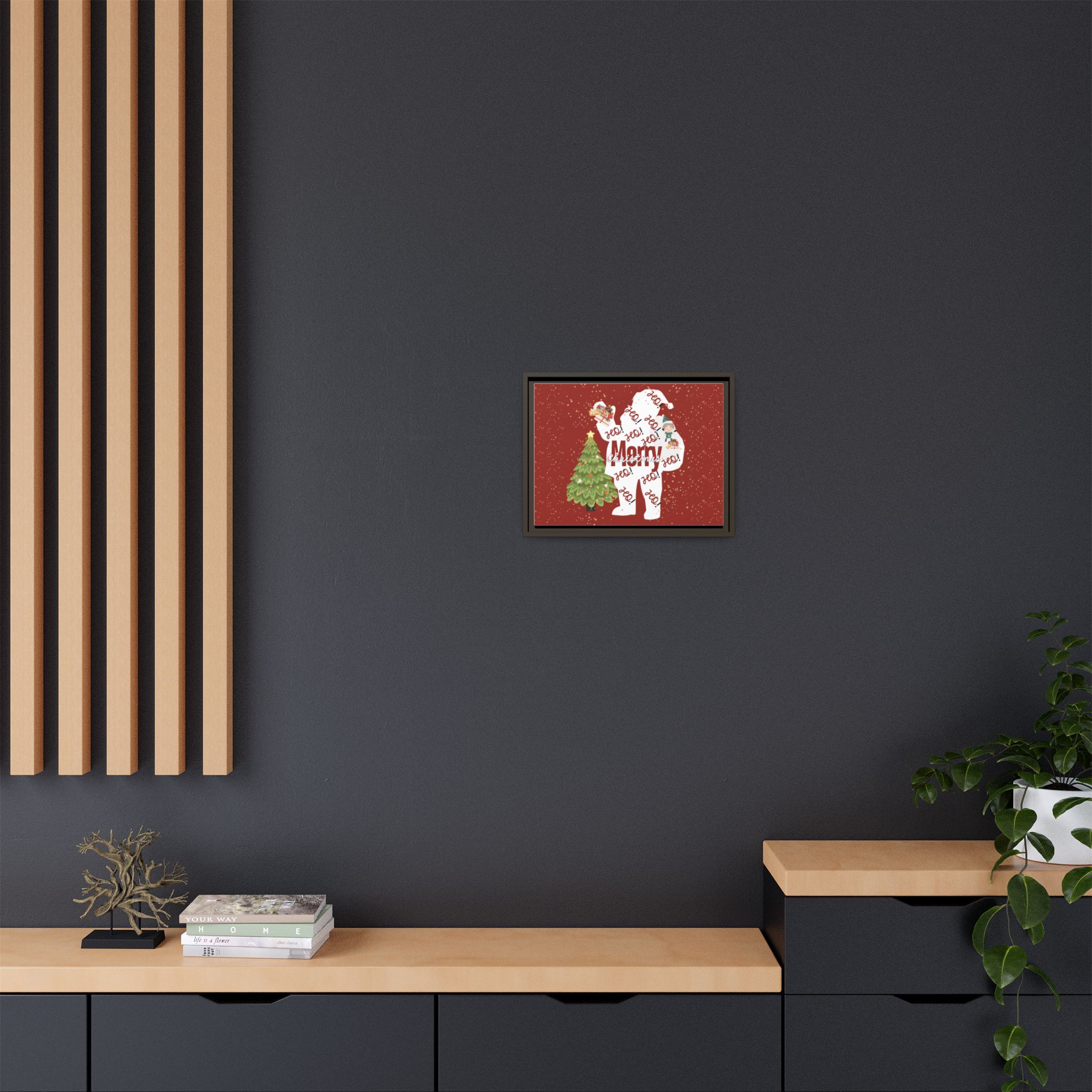 Santa is Home Framed Prints - Image 4