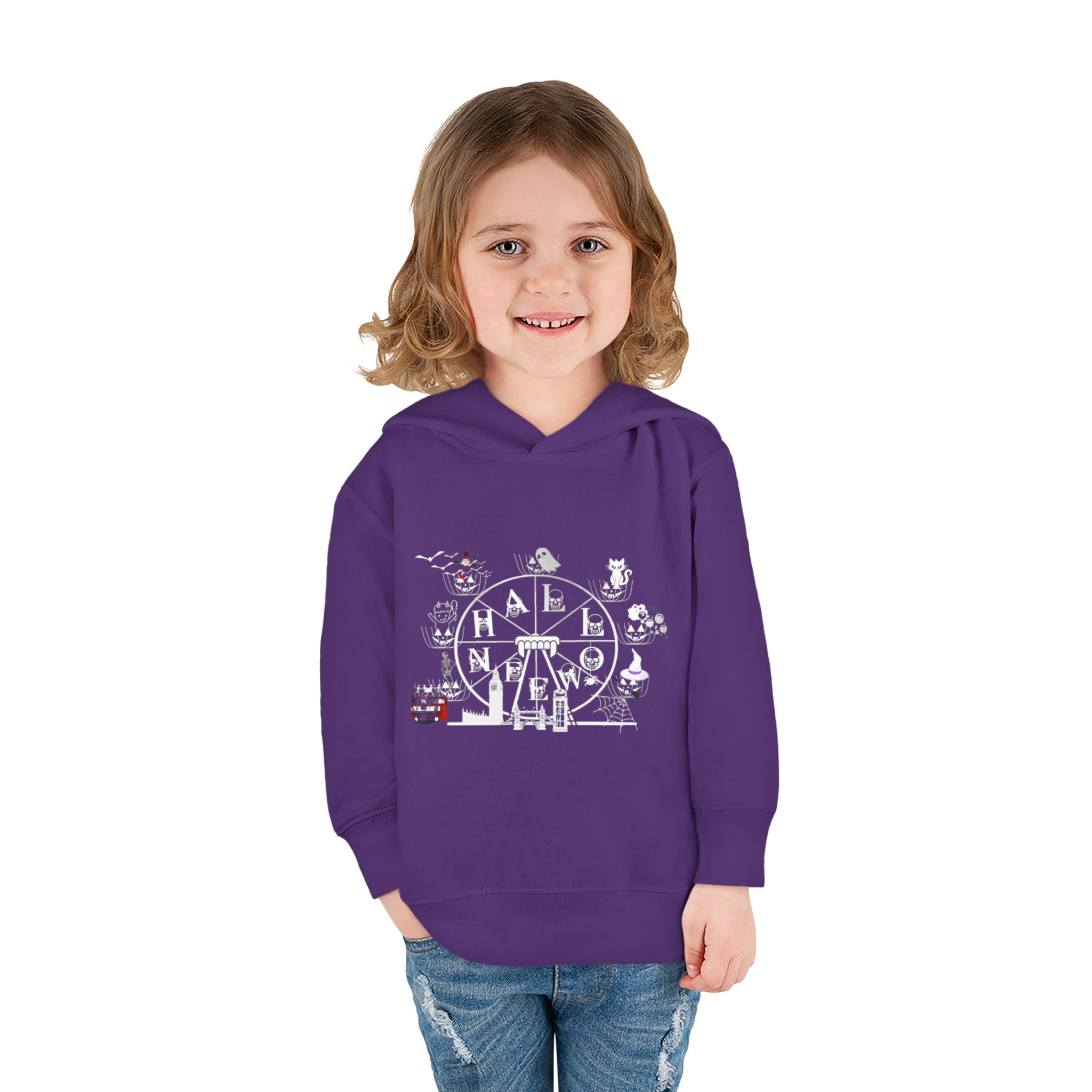 Halloween Theme Kids Pullover Hoodie - Image 20