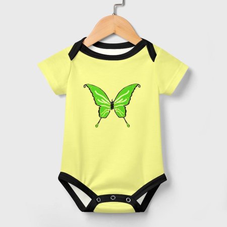 Butterfly Pattern baby bodysuit/Romper