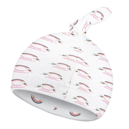 Sweet Dreams -Top Knot Hat for Baby (A Set of 2)