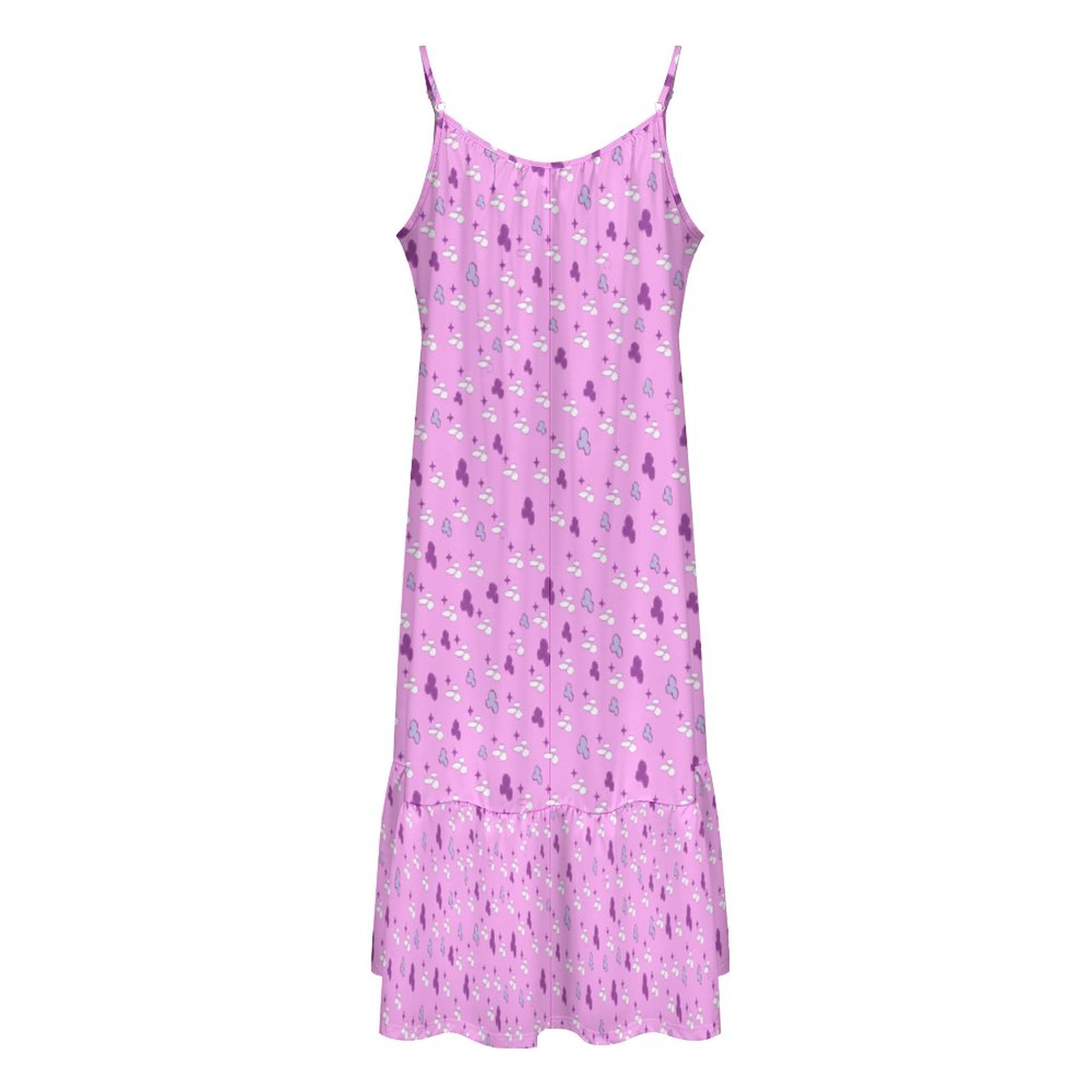 (GI) Spaghetti Strap Dress - Pink Naan Pattern - Image 4