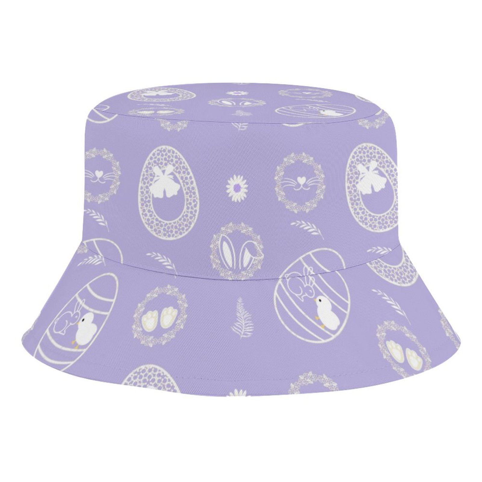 Bucket Hat- Lavender and Brown - Easter Special Version1 - Image 2