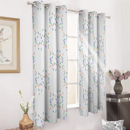 Grommet Curtain-- JC - WHITE