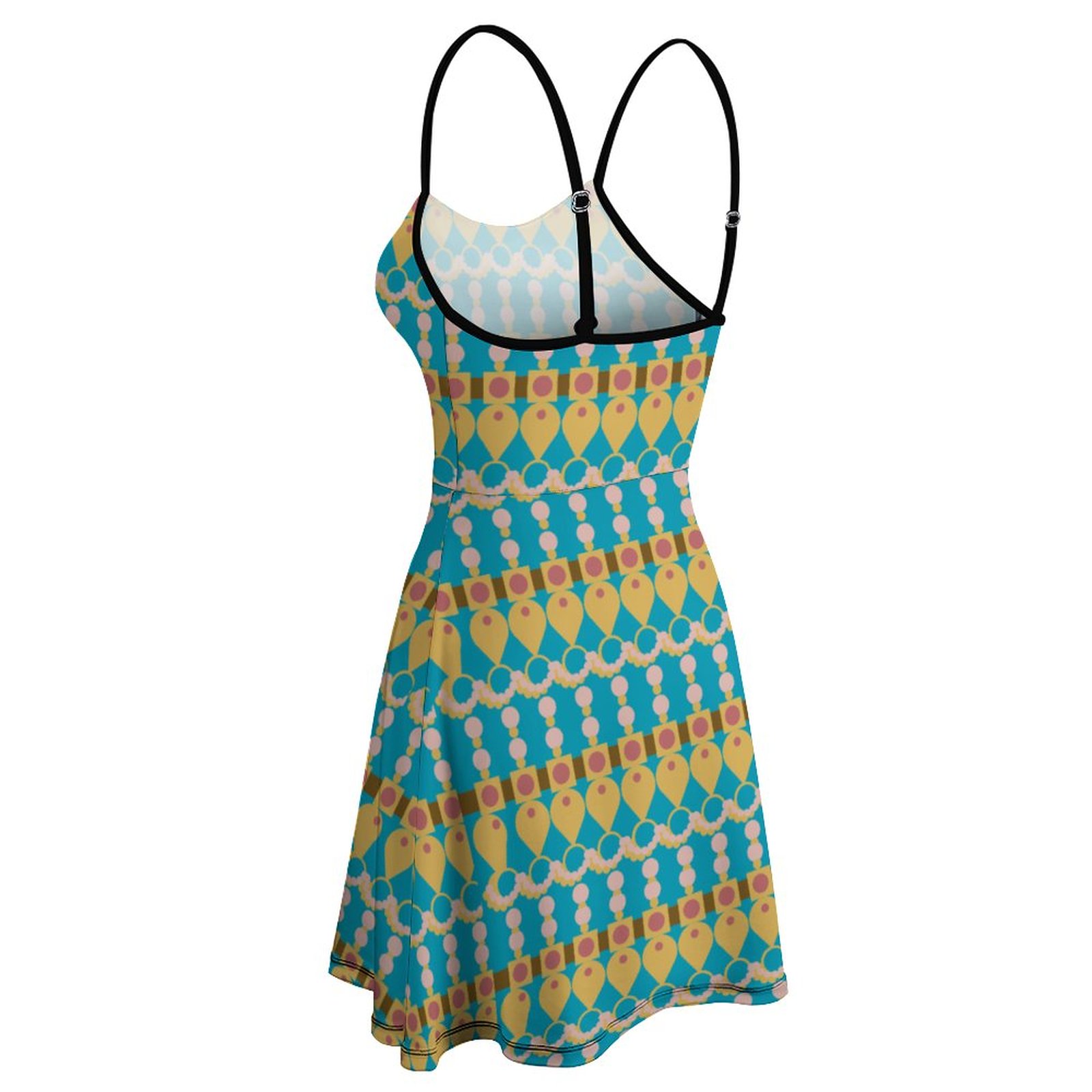 (GI) Jewel Theme Pattern - Spaghetti Dress - Image 5
