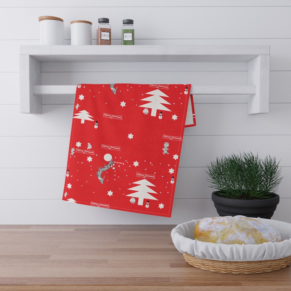 Christmas Tea Towels 01
