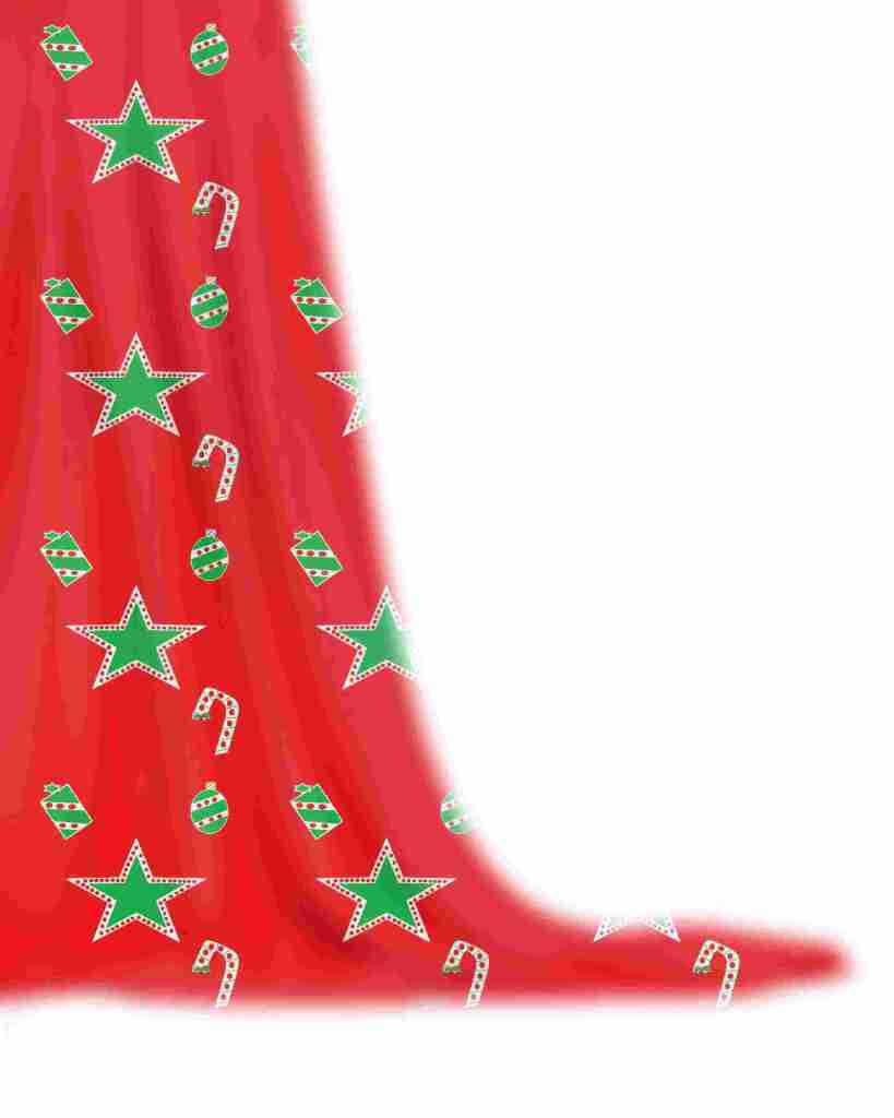 Fine Wove Linen Cotton Fabric 90gsm - Christmas Special - Red Polka dots pattern