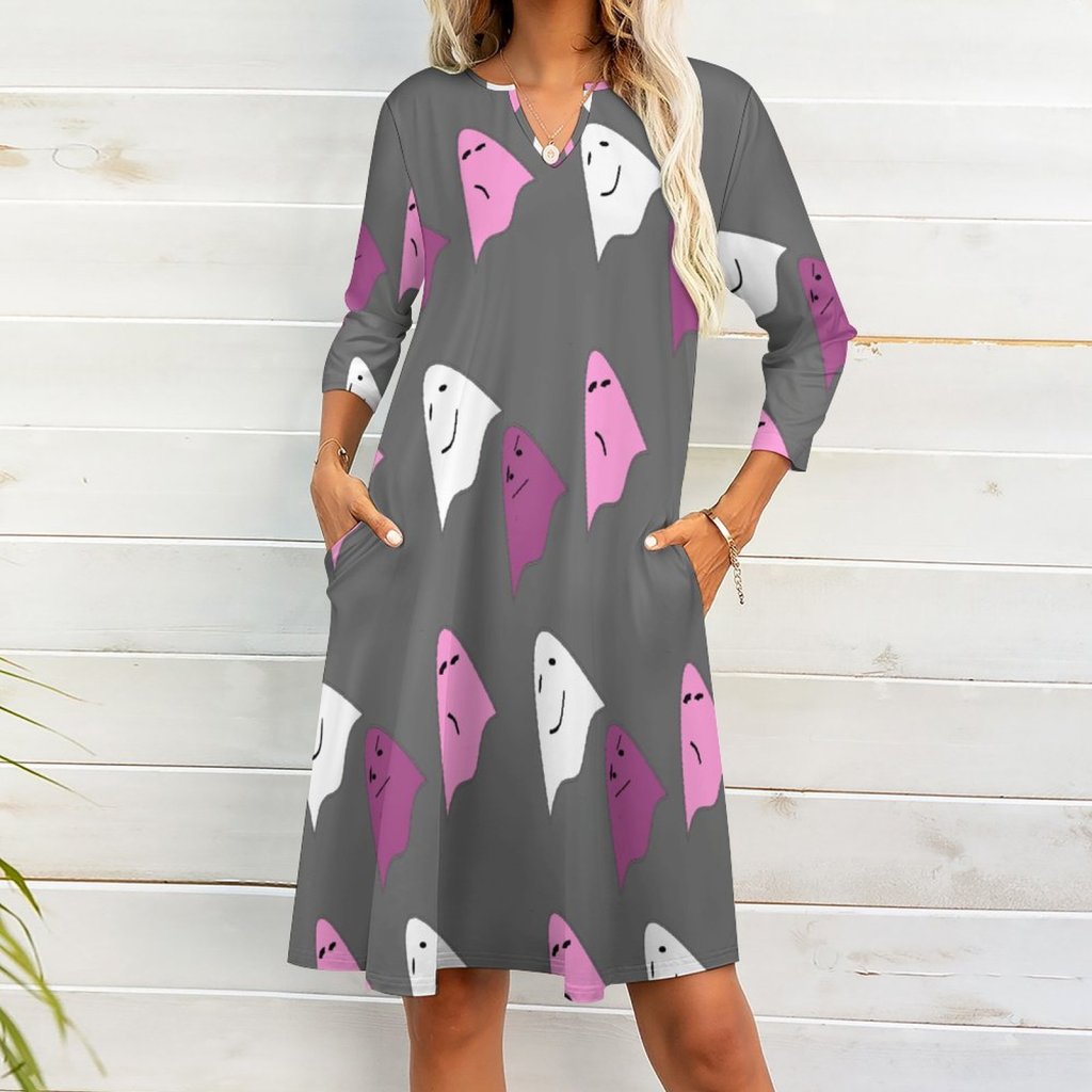 (G) A Fun Halloween Theme Dress for Women