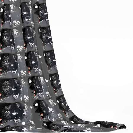 Halloween Theme Fabrics - 01 (Black)
