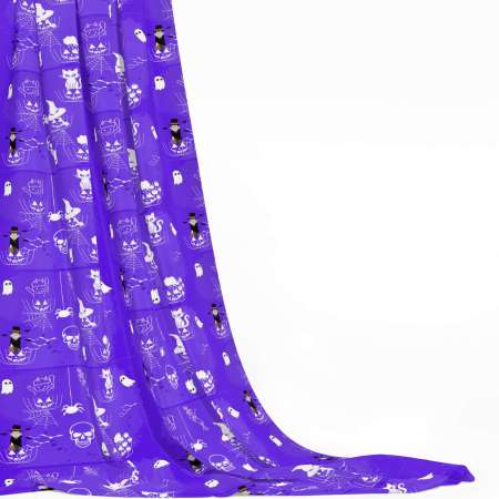 Halloween Theme Fabrics - 03 (Purple)
