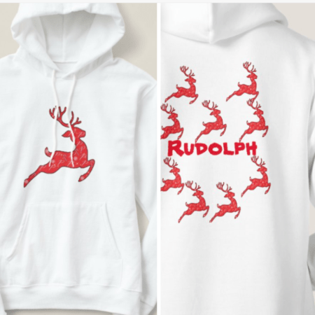 (G) The Reindeers Hooded Sweatshirts (Adult - Unisex)