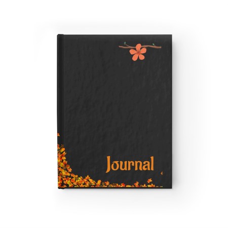 Autumn Floral Journal - Black