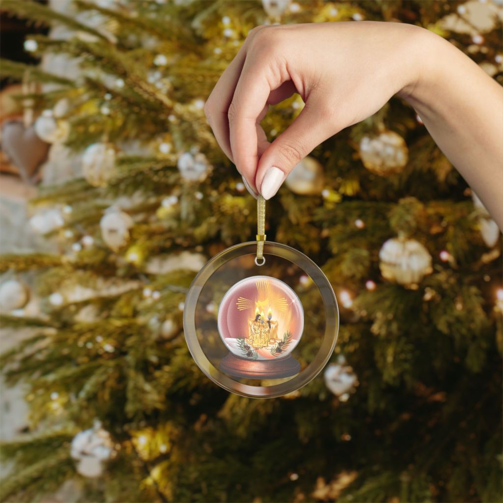 Glass Ornaments - globe design 3.2