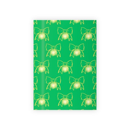 "Bow " Green Festive Gift Wrapping Paper Roll 04