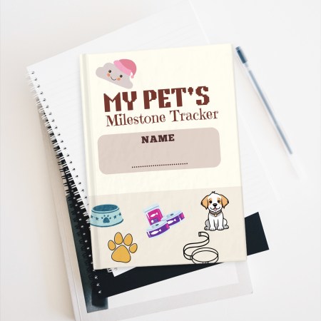Pet Milestone Tracker Journal - Dog Lovers