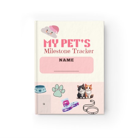 Pet Milestone Tracker Journal -Kitten Lovers