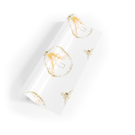 (I) - Elegant White Gold Design - Gift Wrappers- 07