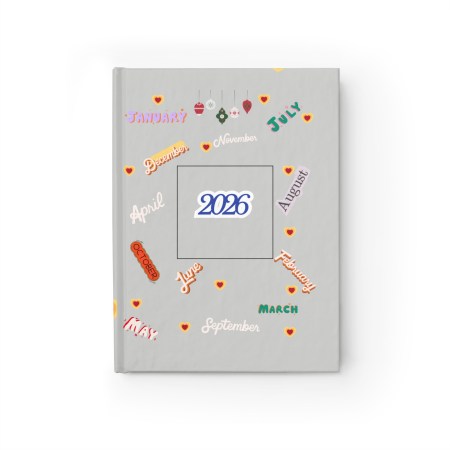 Jan-Dec 2026 Journal - Colorful Patterns