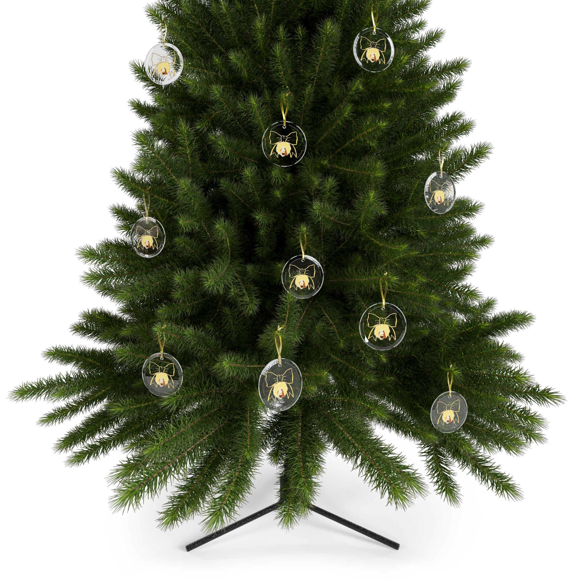 Glass Ornaments 9 "Baby Jesus" - Image 12