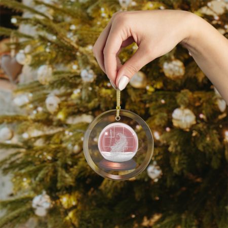 Glass Ornaments - Globe Design 1