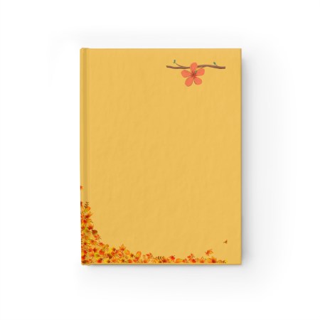 (I) Autumn Floral - Brown Journal