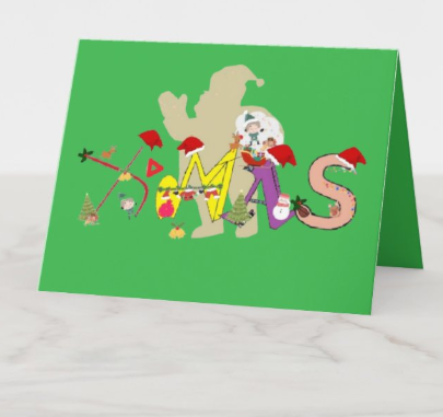 (I) 03 Christmas Greeting Cards - Folded