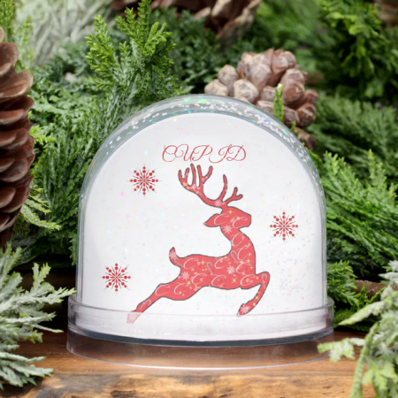 Snow Globe 03 - "Cupid The Reindeer"
