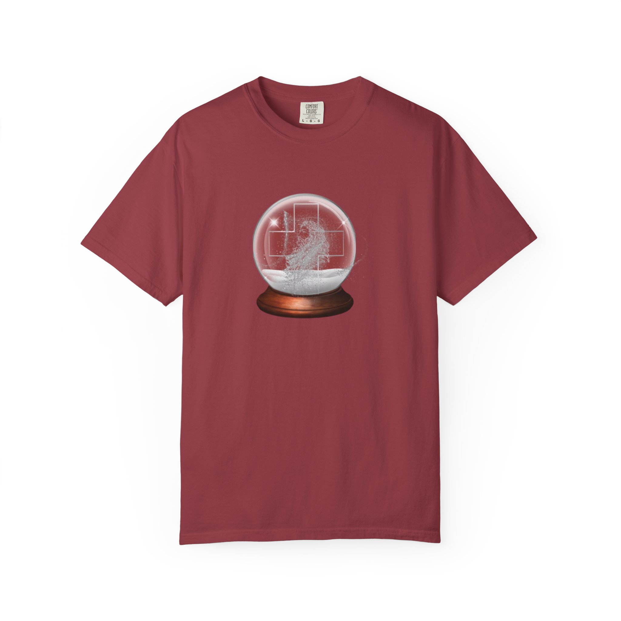 (G) Cozy Winter flakes Glass Globe Graphic Unisex T-Shirts - Image 53