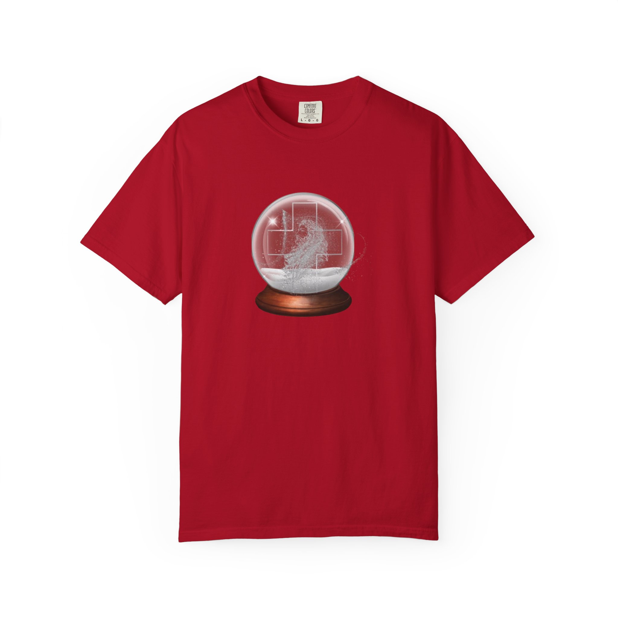 (G) Cozy Winter flakes Glass Globe Graphic Unisex T-Shirts - Image 57
