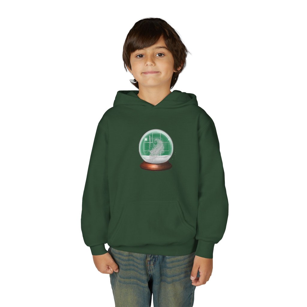 (G)Youth Hoodies Green Crystal Ball Design -Christmas Special
