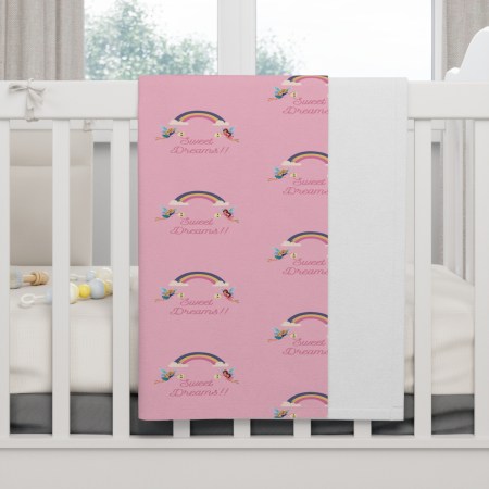 Sweet Dreams Baby Blanket - Soft Fleece Blanket for Newborns and Infants