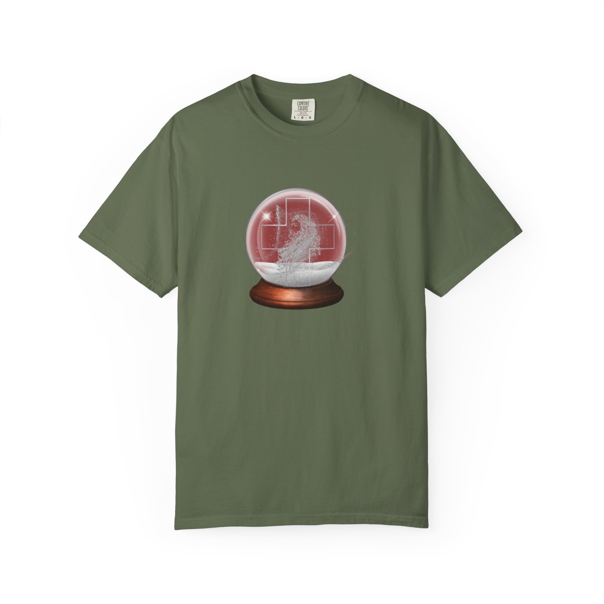 (G) Cozy Winter flakes Glass Globe Graphic Unisex T-Shirts - Image 25