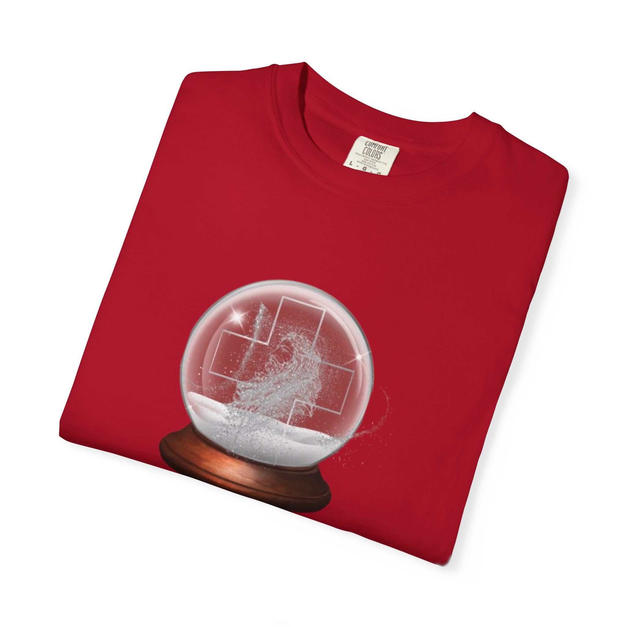 (G) Cozy Winter flakes Glass Globe Graphic Unisex T-Shirts - Image 59