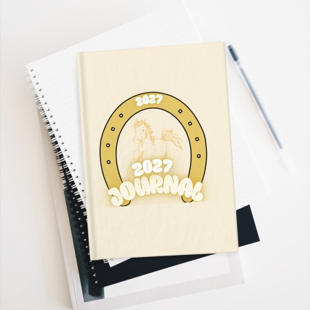 2027 Good Luck Charm Horseshoe Journal